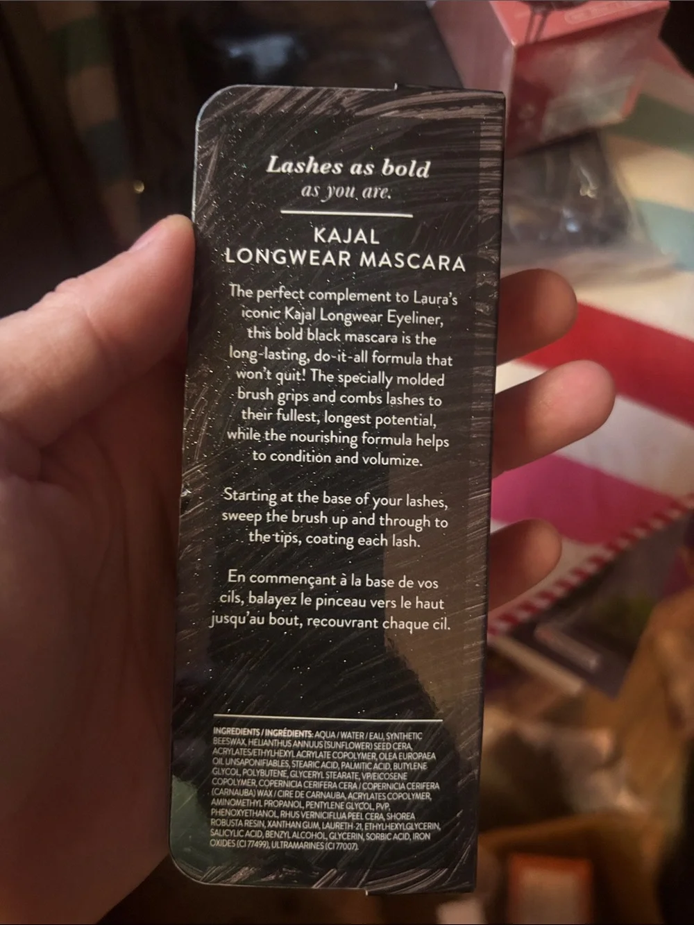 Laura Geller Kajal Longwear Mascara — Black & Gold Box
